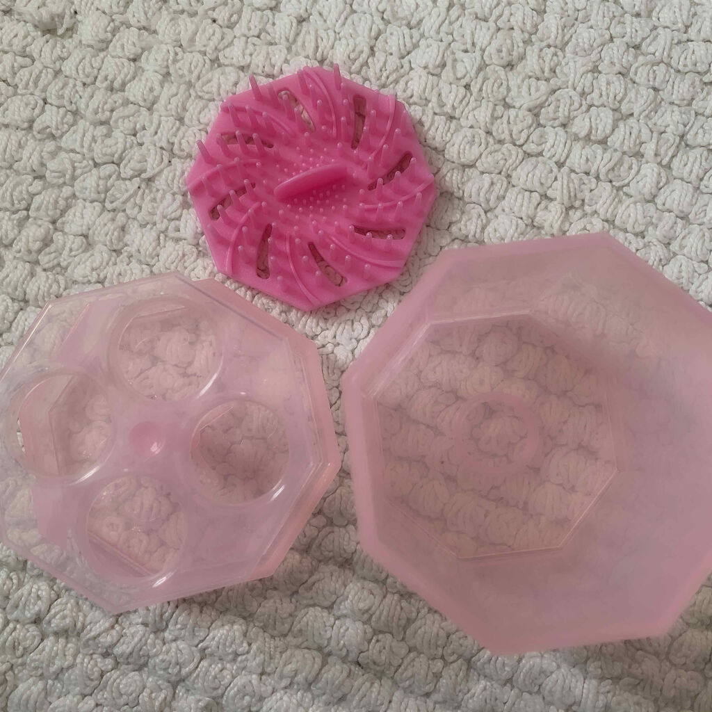 メイクブラシ専用クリーナー/DAISO/その他化粧小物を使ったクチコミ（2枚目）