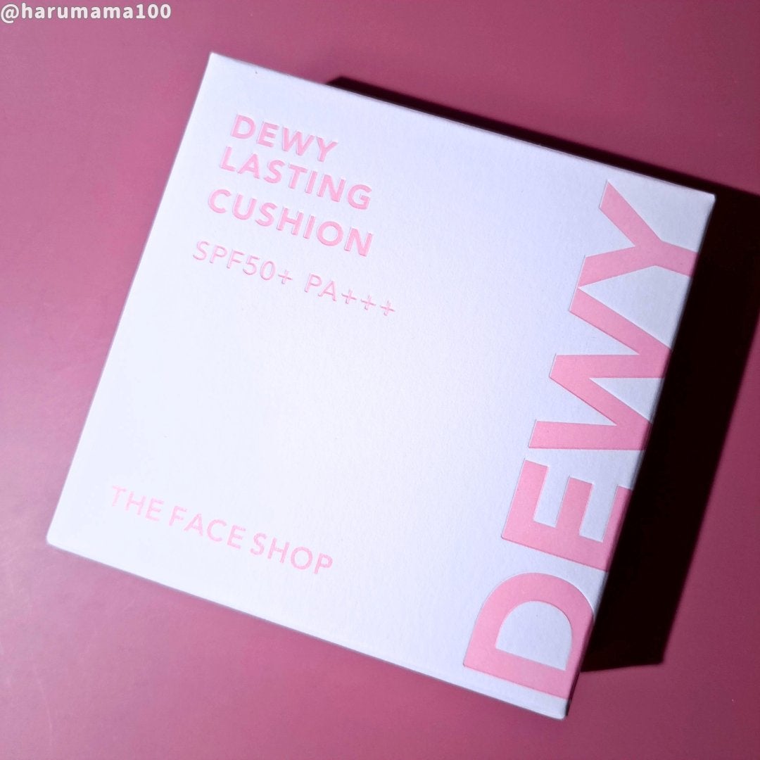 デューイーラスティングクッション/THE FACE SHOP/クッションファンデーションを使ったクチコミ(6枚目)