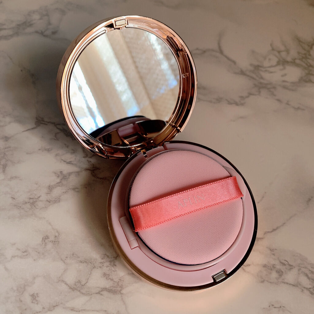 ピンクティーツリーカバークッション/APLIN/クッションファンデーションを使ったクチコミ（3枚目）