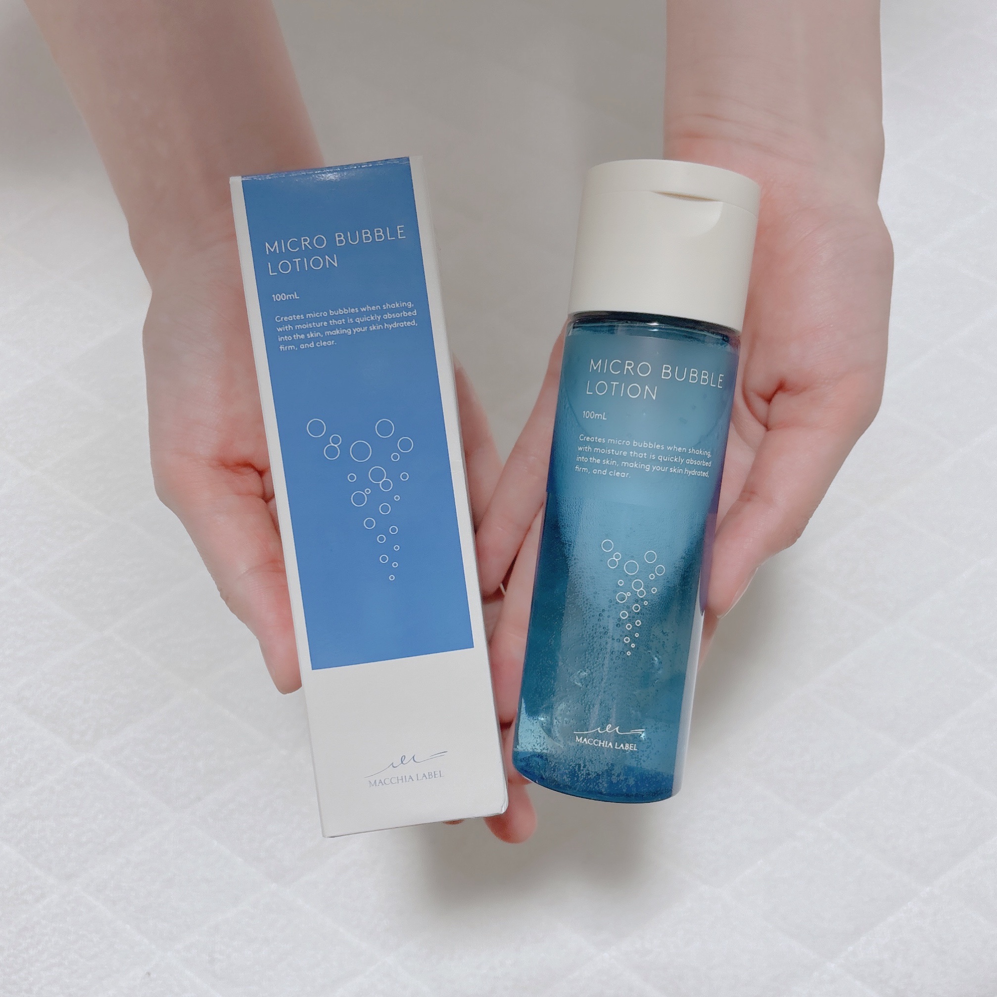 薬用マイクロバブルローション/Macchia Label/化粧水を使ったクチコミ（1枚目）