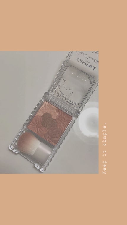 グロウフルールチークス/キャンメイク/パウダーチークを使ったクチコミ(2枚目)