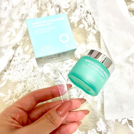 ノルディック氷河水スリーピングパック/LUOKI/フェイスクリームを使ったクチコミ(1枚目)