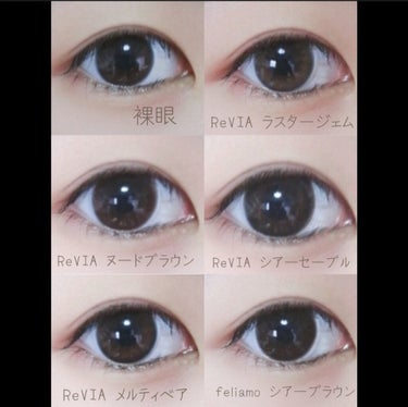 ReVIA 1day [CIRCLE] NUDE BROWN（ヌードブラウン）/ReVIA/ワンデー（１DAY）カラコンを使ったクチコミ（2枚目）