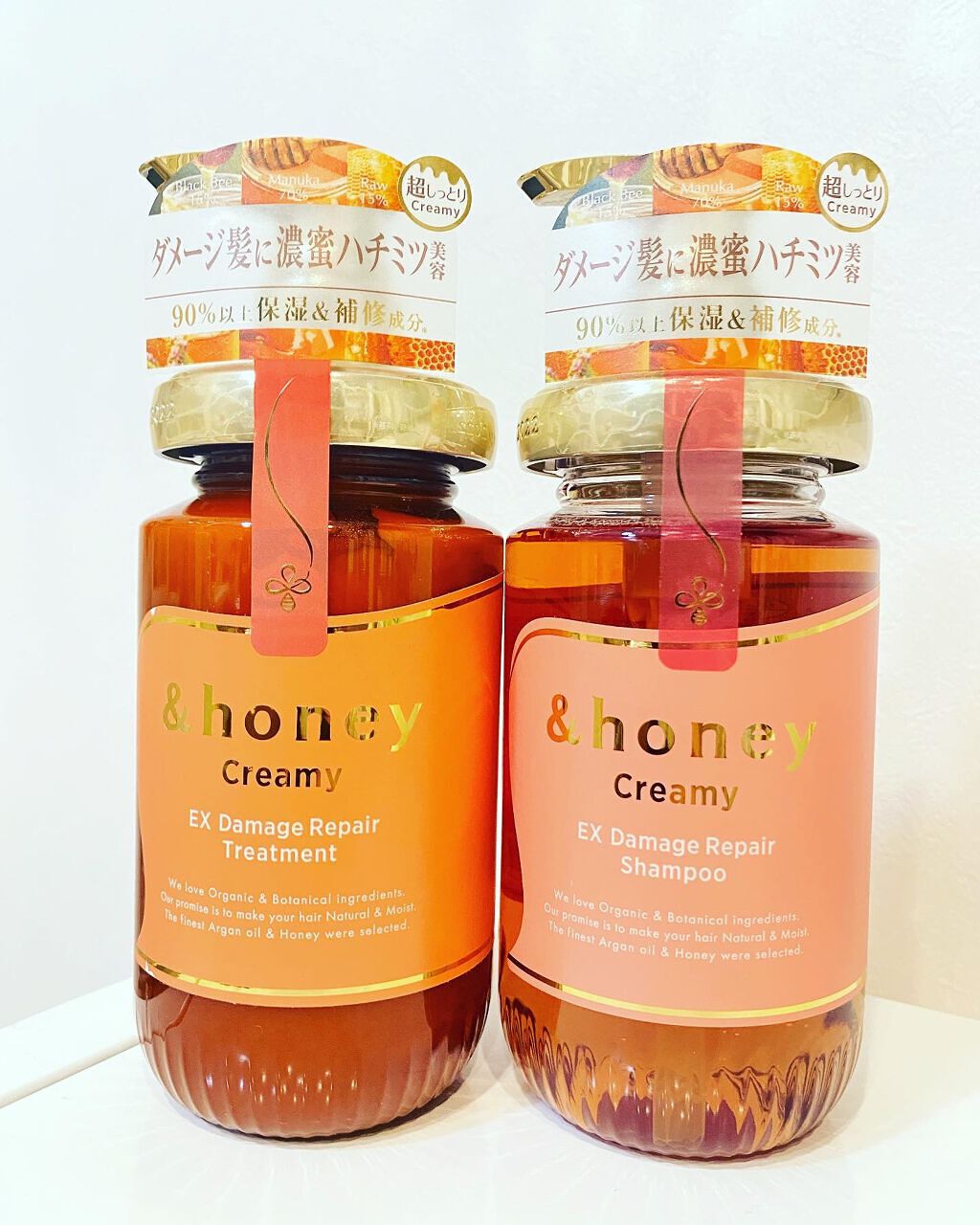 Creamy EXダメージリペアシャンプー1.0/ヘアトリートメント2.0/&honey/市販シャンプーを使ったクチコミ(1枚目)