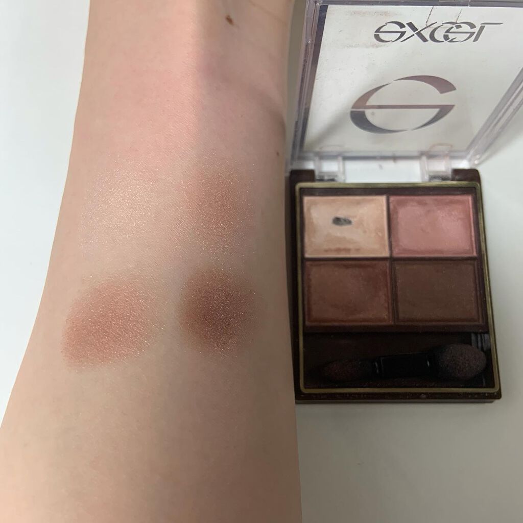 スキニーリッチシャドウ/excel/アイシャドウパレットを使ったクチコミ(3枚目)