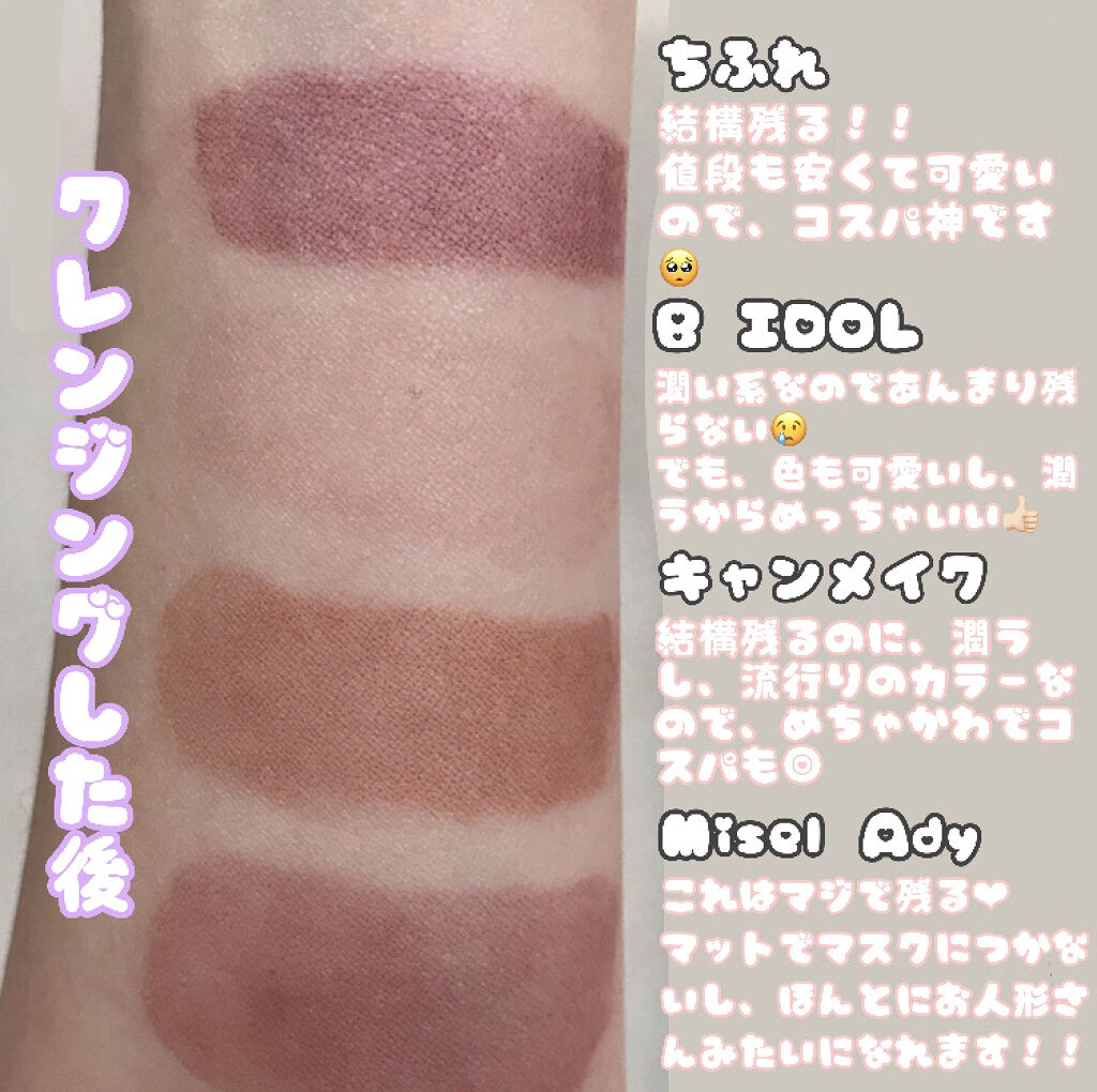 口紅（詰替用）/ちふれ/口紅を使ったクチコミ（3枚目）