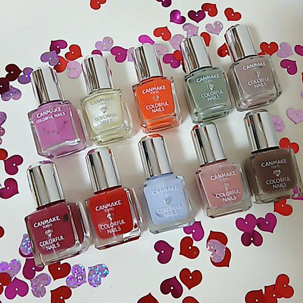 カラフルネイルズ/キャンメイク/マニキュアを使ったクチコミ(1枚目)