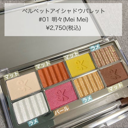 SAINKO ベルベットアイシャドウパレット/SAINKO/アイシャドウパレットを使ったクチコミ(2枚目)