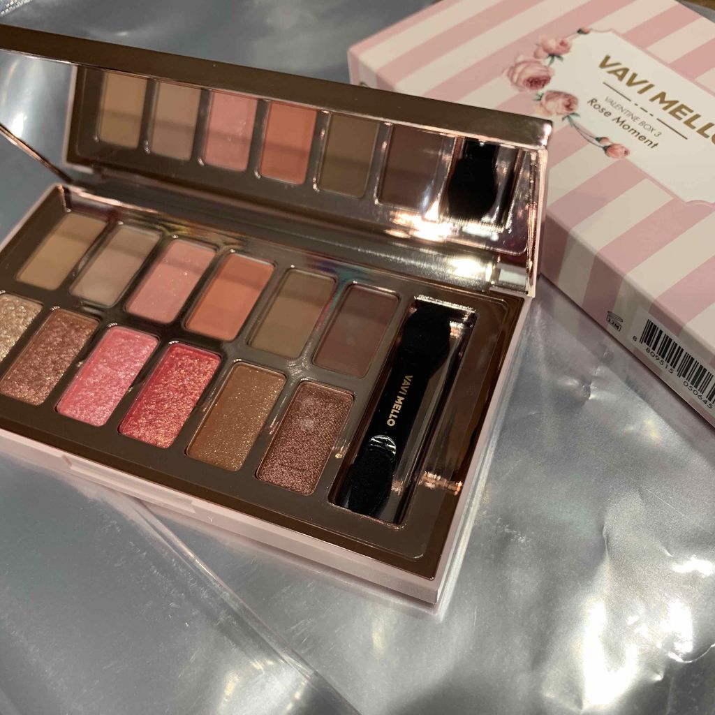 バレンタインボックス3ローズモーメント/VAVI MELLO/アイシャドウパレットを使ったクチコミ(1枚目)
