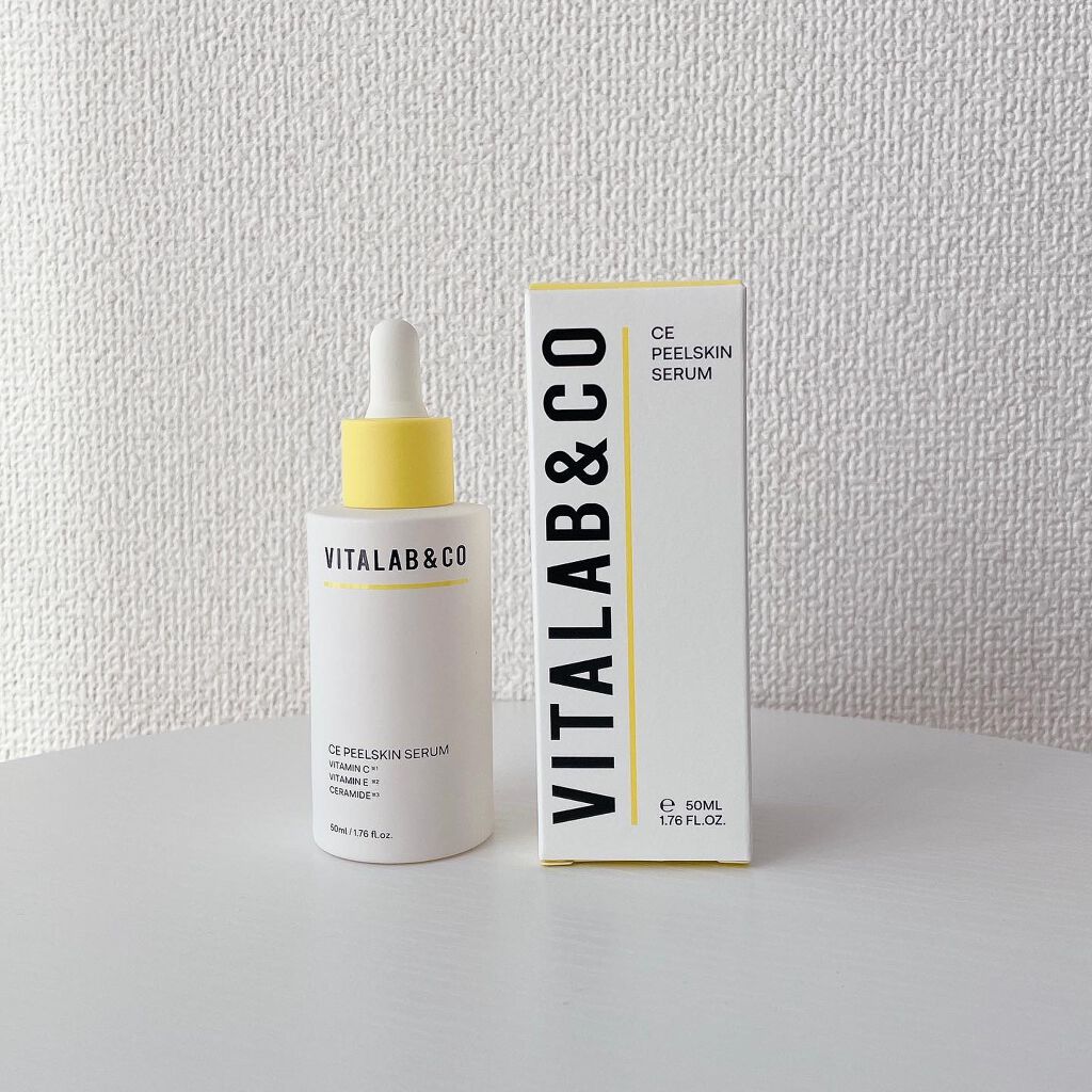 ビタラボ CEピールスキンセラム/VITALAB＆CO/美容液を使ったクチコミ（2枚目）