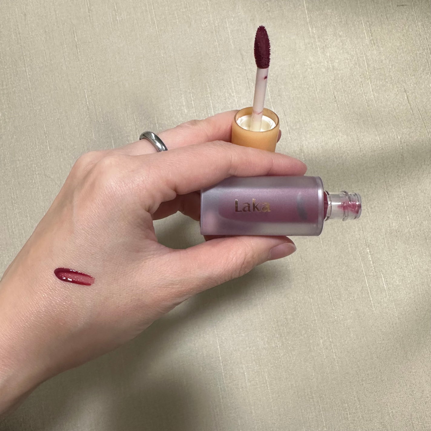 フルーティーグラムティント/Laka/リップティントを使ったクチコミ(3枚目)