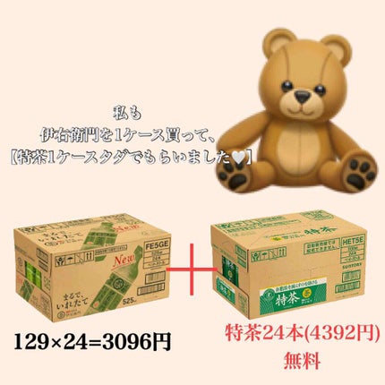 伊右衛門 伊右衛門 特茶のクチコミ「【悪いことは言いません。
今すぐファミマに行ってください】
こんにちは。くま屋です🧸
今.....」(3枚目)