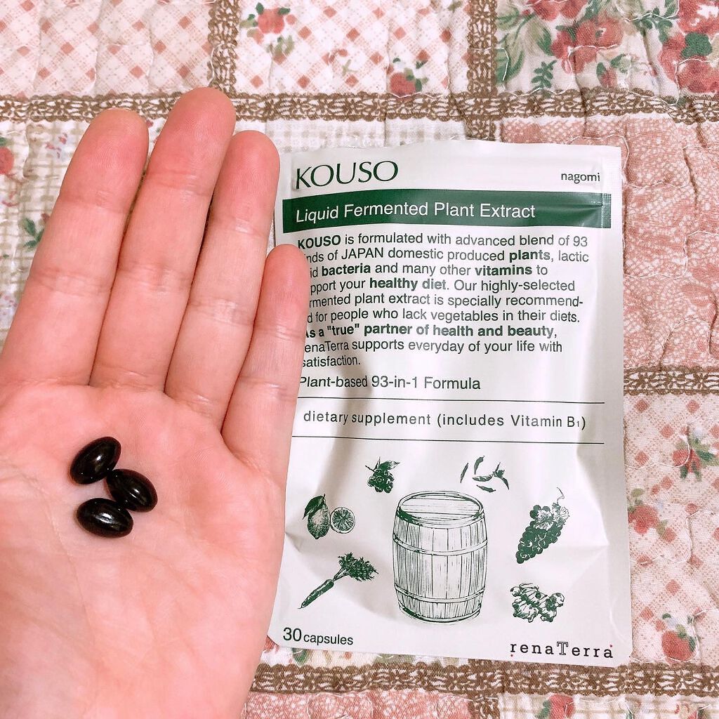 nagomi KOUSO 30粒/renaTerra/健康サプリメントを使ったクチコミ（1枚目）
