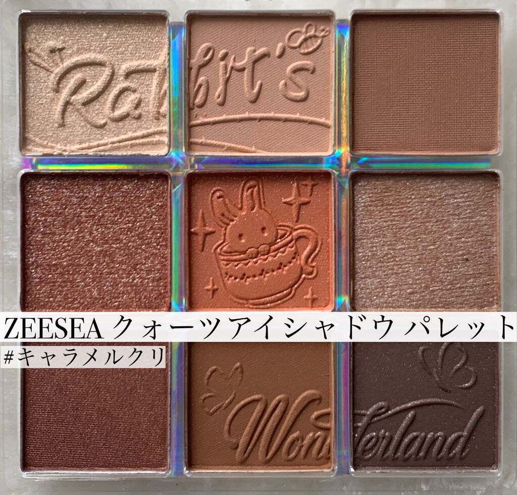 クォーツ 9色アイシャドウパレット(ドリームランドアイシャドウ)/ZEESEA/アイシャドウパレットを使ったクチコミ（1枚目）