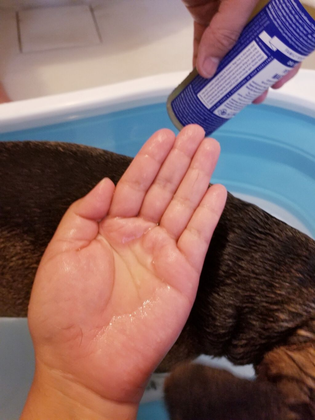 マジックソープ ペパーミント/ドクターブロナー/ボディソープを使ったクチコミ(2枚目)