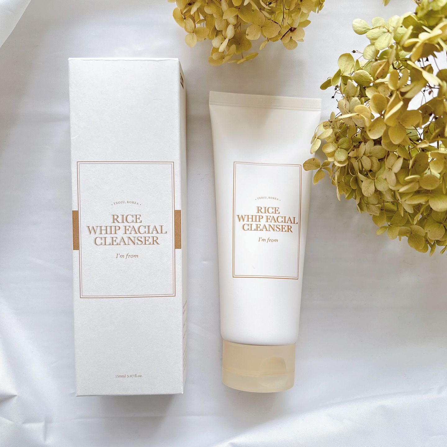 ライスホイップフェイシャルクレンザー/I'm from/洗顔フォームを使ったクチコミ（1枚目）