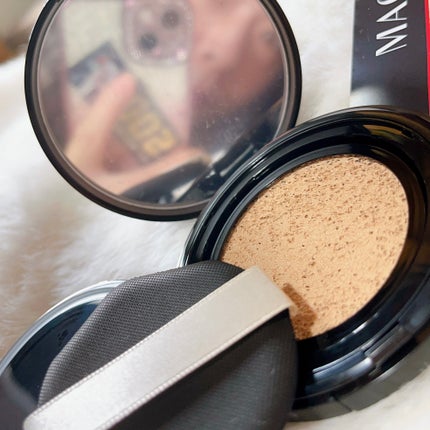 ドラマティックエッセンスクッション グロウ/マキアージュ/クッションファンデーションを使ったクチコミ(4枚目)