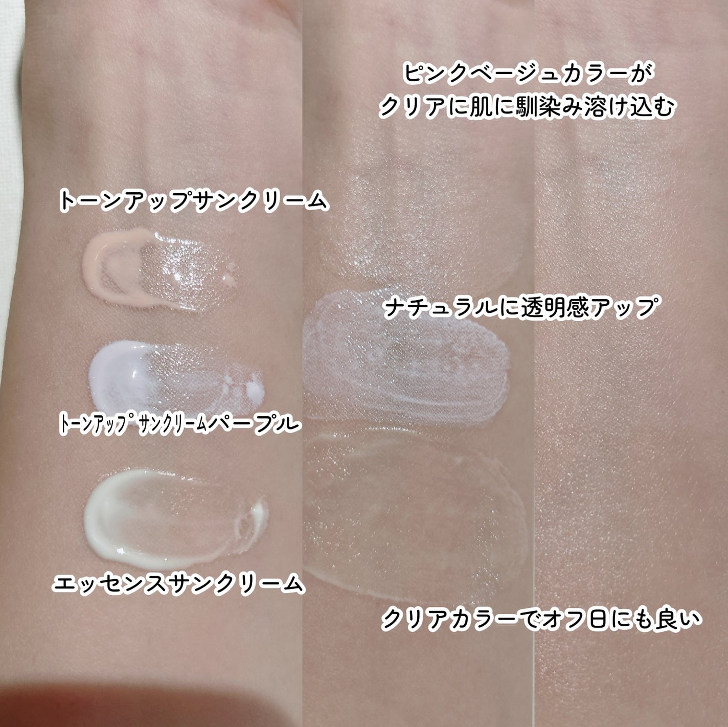 ダルバ ウォータフル エッセンス サンクリーム/ダルバ/日焼け止めクリームを使ったクチコミ(3枚目)