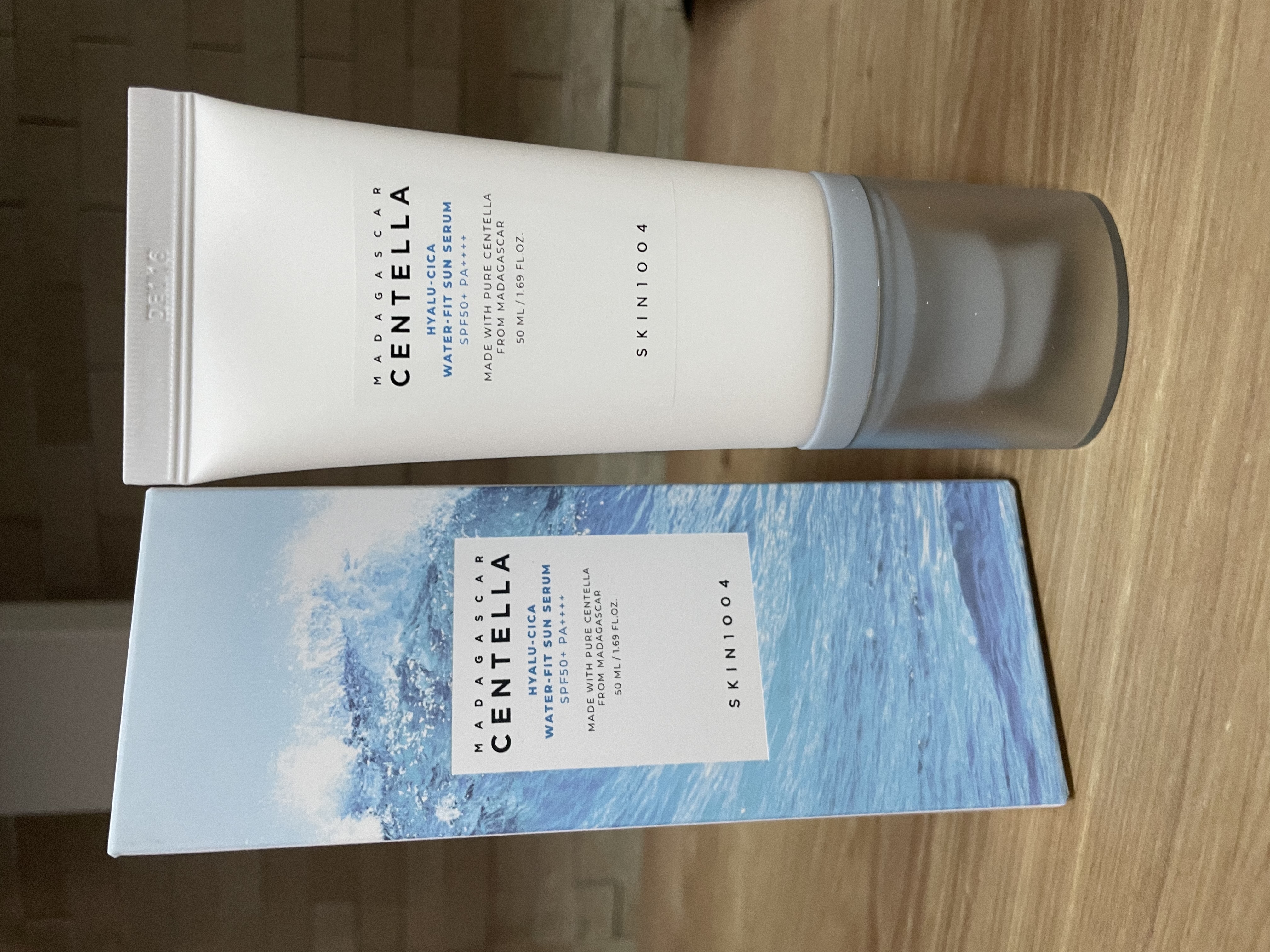 ヒアルーシカ ウォーターフィット サンセラム/SKIN1004/日焼け止めローションを使ったクチコミ（1枚目）