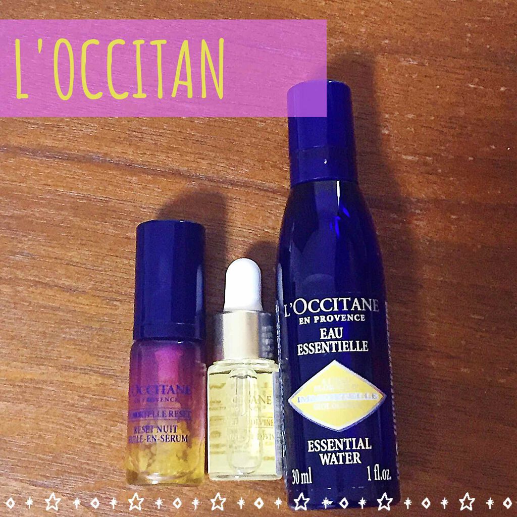 イモーテル プレシューズエッセンシャルフェイスウォーター/L'OCCITANE/化粧水を使ったクチコミ（1枚目）
