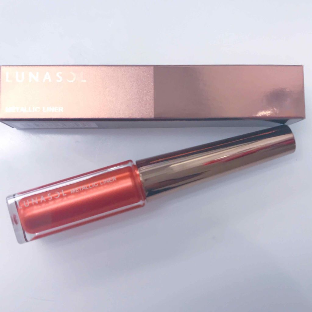 メタリックライナー/LUNASOL/リキッドアイライナーを使ったクチコミ（1枚目）
