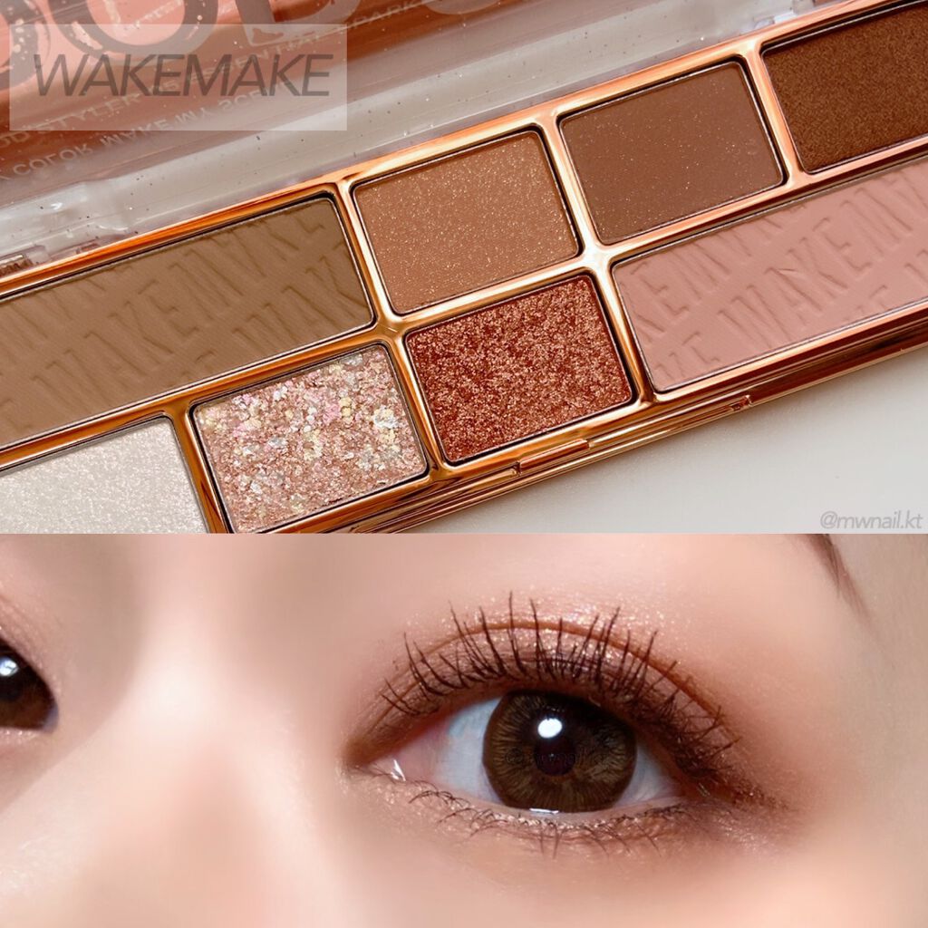 ムードスタイラー 04 BALANCED NUDE/wakemake/アイシャドウパレットを使ったクチコミ（1枚目）