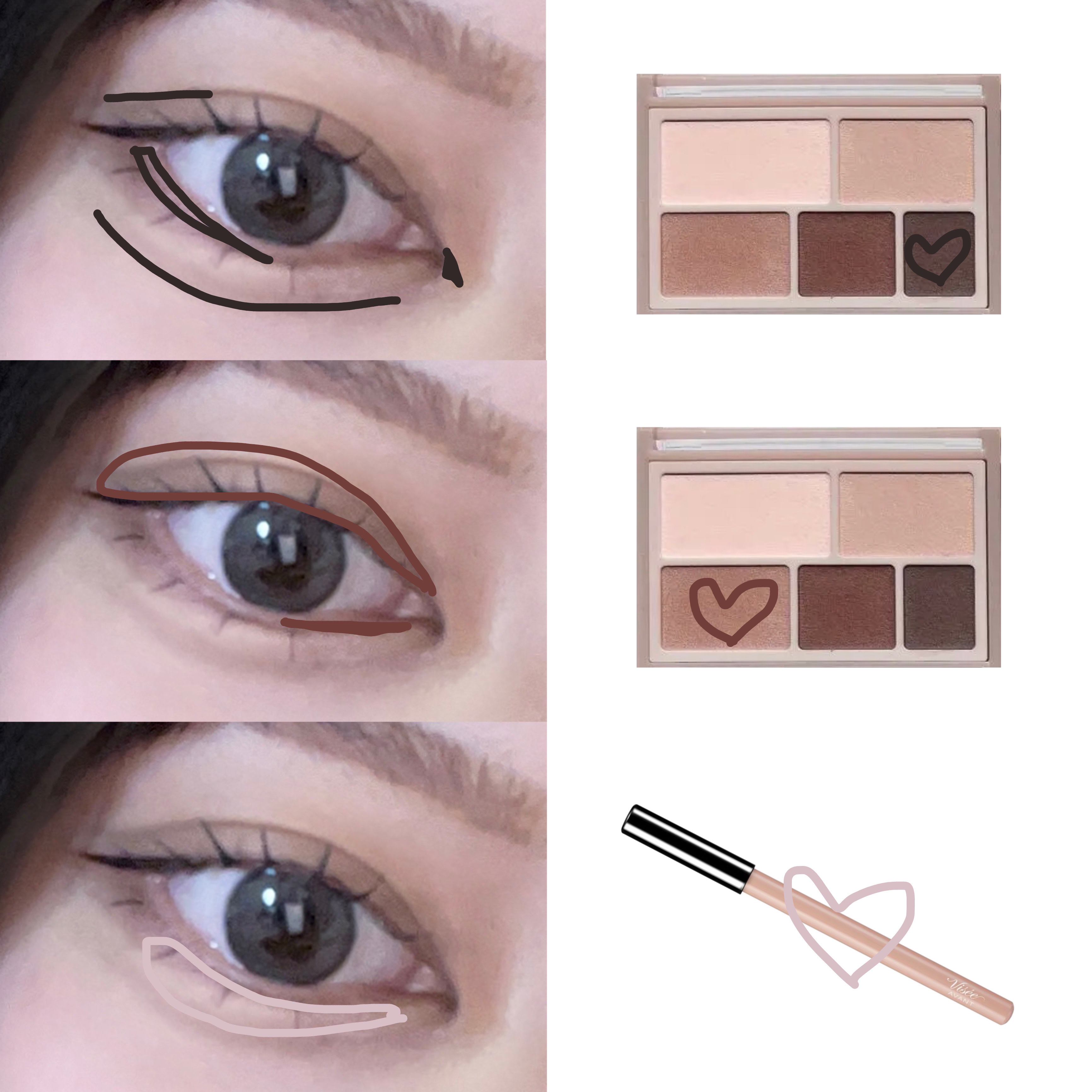 パーフェクトマルチアイズ/キャンメイク/アイシャドウパレットを使ったクチコミ（2枚目）