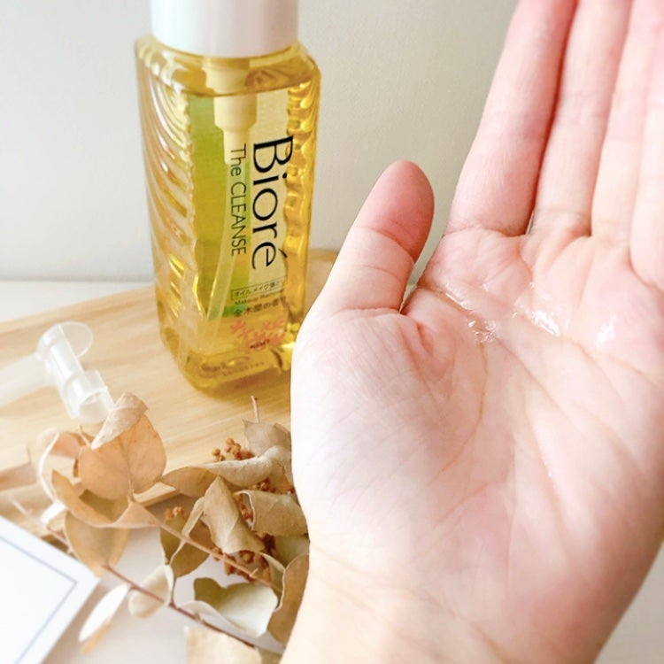 ビオレ ザ クレンズ オイルメイク落とし 金木犀の香り/ビオレ/オイルクレンジングを使ったクチコミ(6枚目)