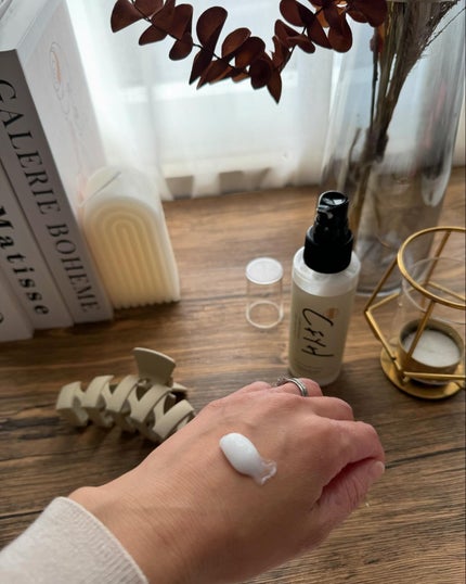 arisya08 on LIPS 「補修するヘアミルク🤍8種類の天然由来成分配合で髪の毛をしっと..」(4枚目)