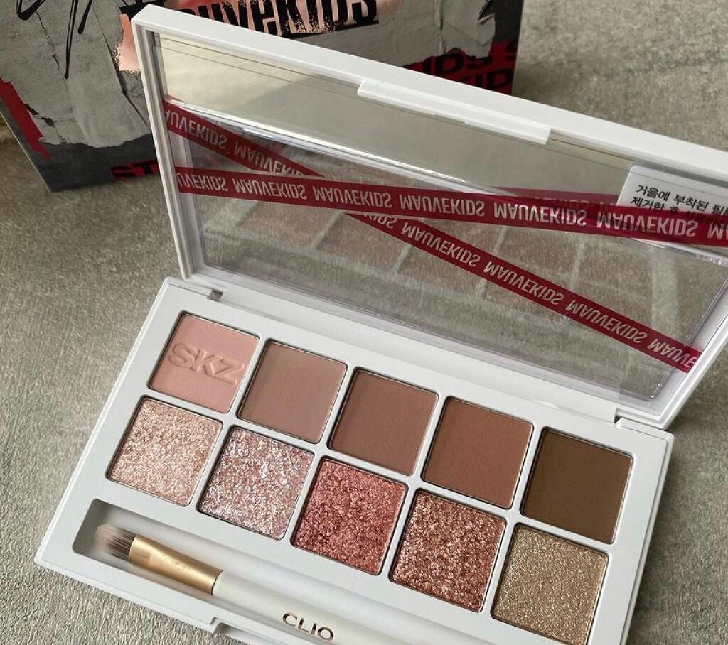 straykids限定カラープロアイパレット/CLIO/アイシャドウパレットを使ったクチコミ(2枚目)