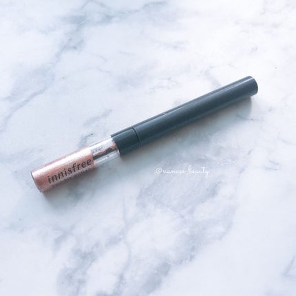 トゥインクル グリッター 3 ホログラム/innisfree/リキッドアイライナーを使ったクチコミ(1枚目)