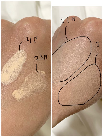 Skin  breathing foundation Glow/Healus/リキッドファンデーションを使ったクチコミ(2枚目)