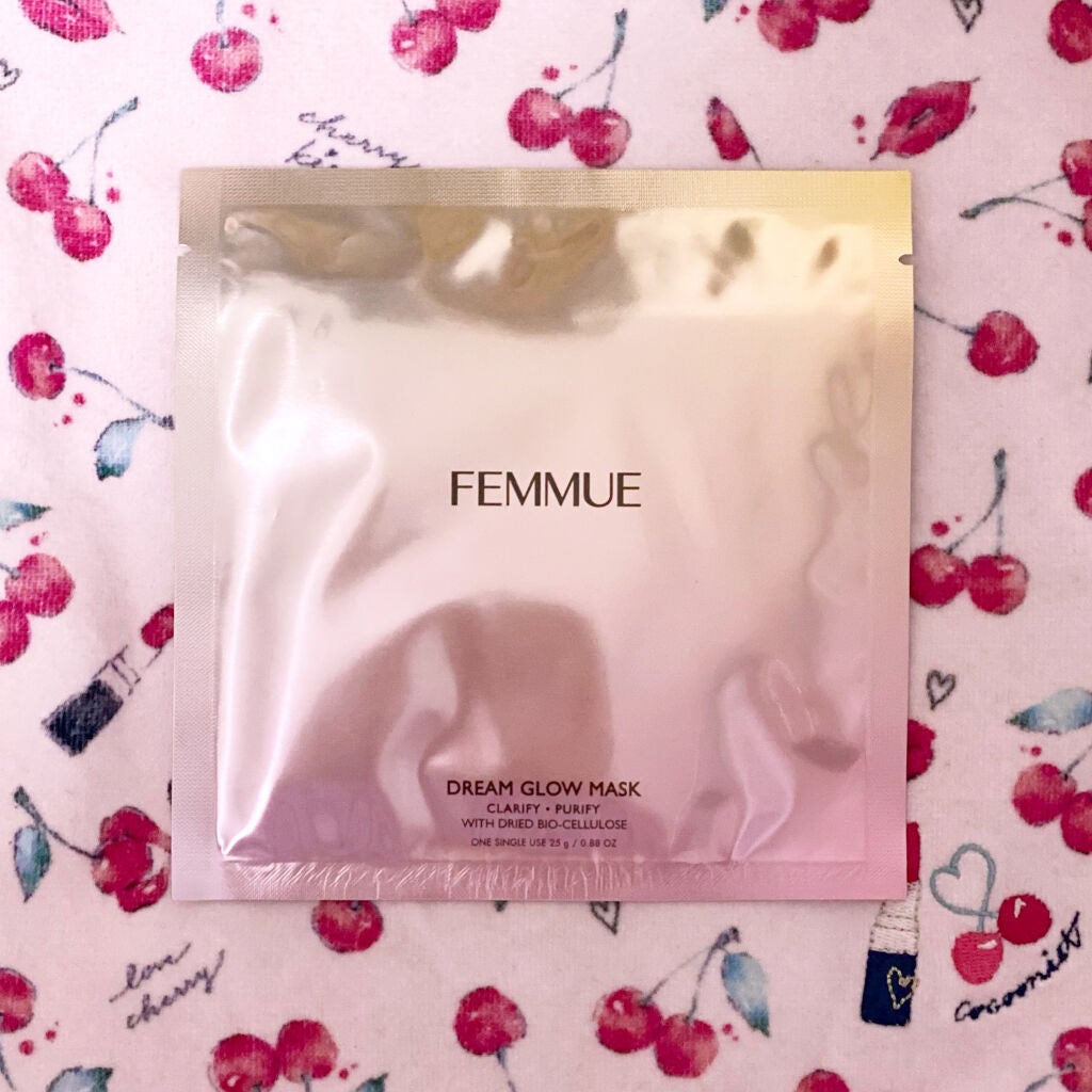 ドリームグロウマスク RR(透明感・キメ)/FEMMUE/シートマスク・パックを使ったクチコミ(1枚目)