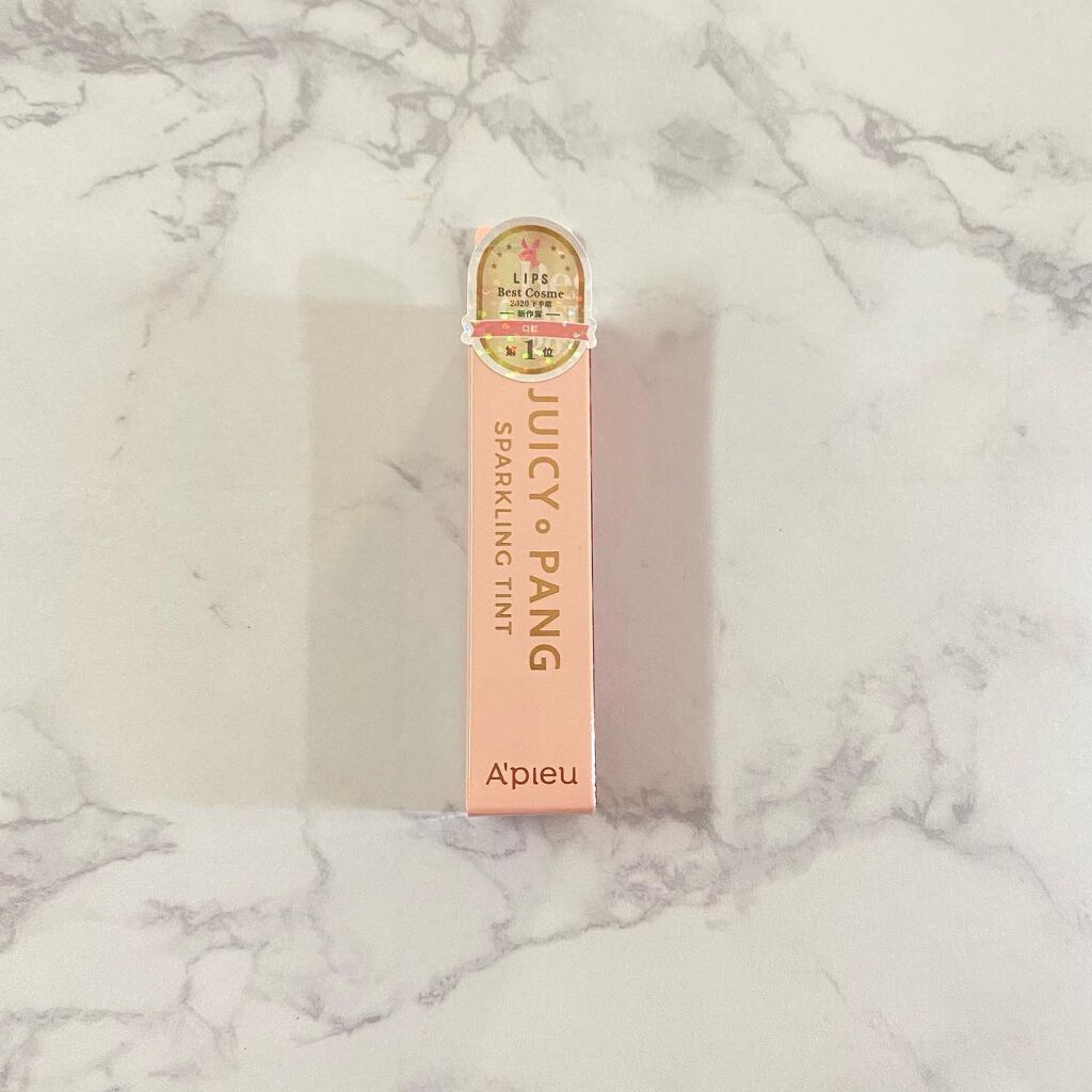 アピュー ジューシーパン スパークリングティント/A’pieu/口紅を使ったクチコミ（2枚目）