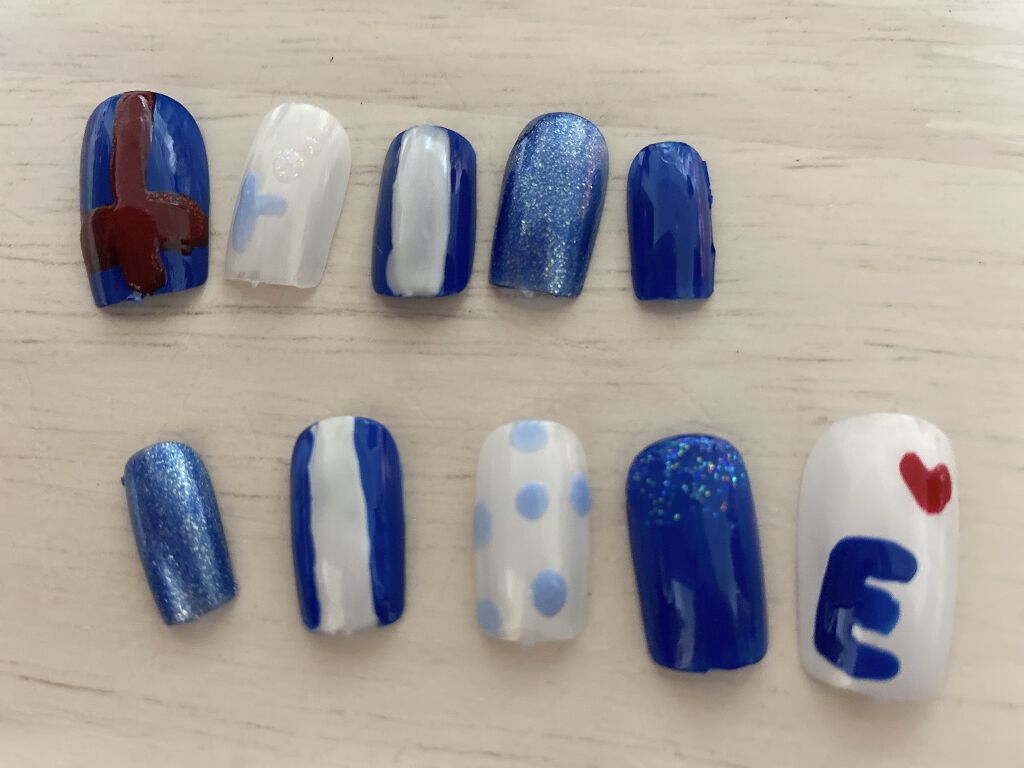 ネイルホリック リミテッドカラー Spring Denim BL963/ネイルホリック/マニキュアを使ったクチコミ（2枚目）