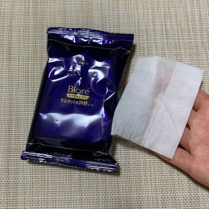 ビオレ メイク持続シート さらマット肌/ビオレ/フェイスシートを使ったクチコミ(3枚目)