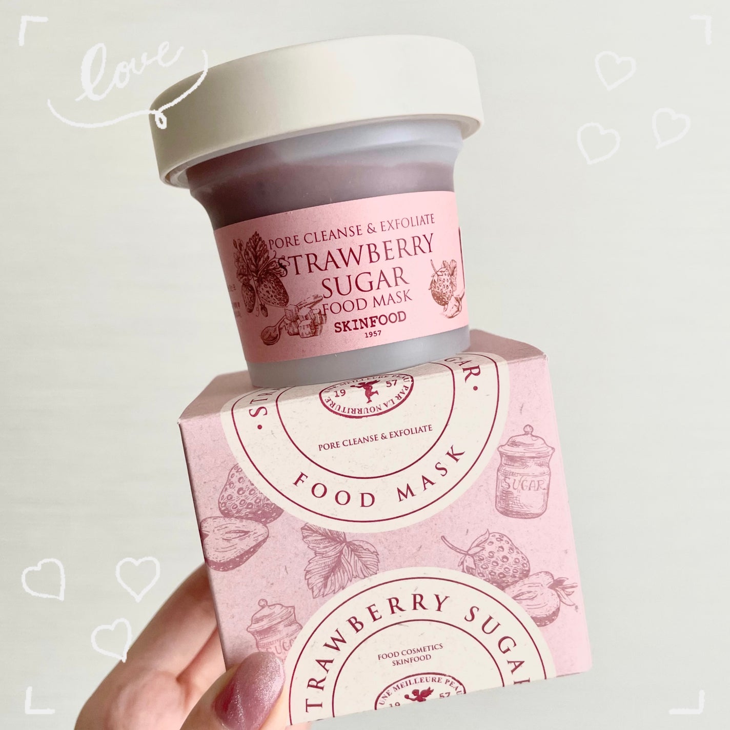 ストロベリーシュガー フードマスク/SKINFOOD/洗い流すパック・マスクを使ったクチコミ(1枚目)