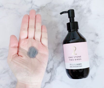 洗顔だけじゃない+パックもできる洗顔料/ONE STONE TWO BIRDS/その他洗顔料を使ったクチコミ(4枚目)