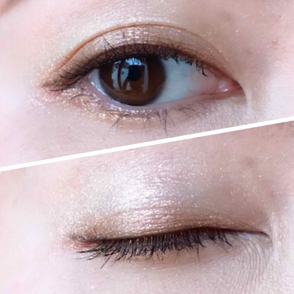 グリッタープリズム シャドウ GBR04 ショコラプリズム/MISSHA/グリッターを使ったクチコミ（3枚目）