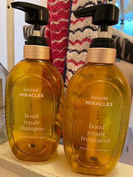 ボンドリペアシリーズ モイスチャー&パワーリペア シャンプー&トリートメント/パンテーン/市販シャンプーを使ったクチコミ(1枚目)