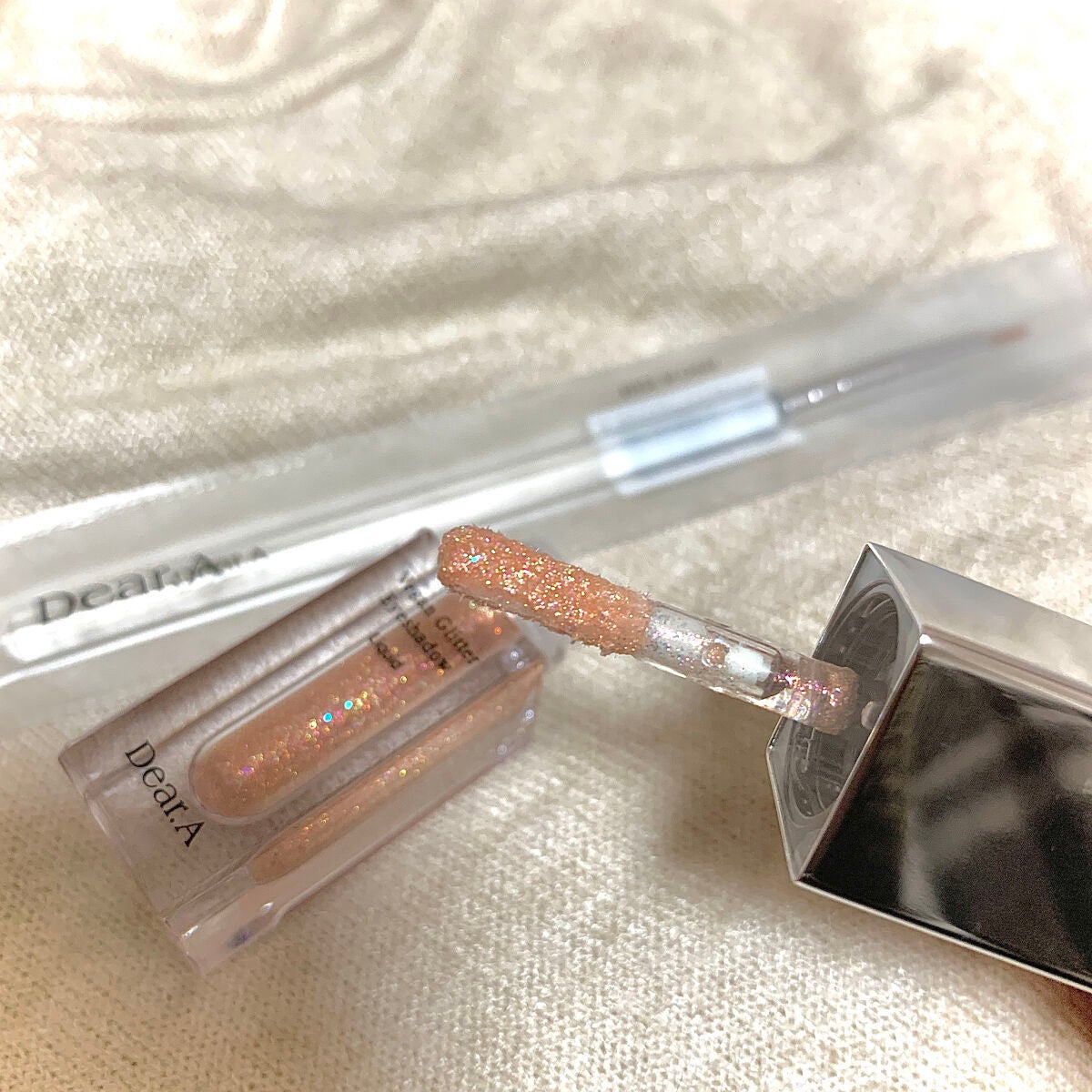 グリッターアイシャドウ/Dear.A/グリッターを使ったクチコミ(1枚目)