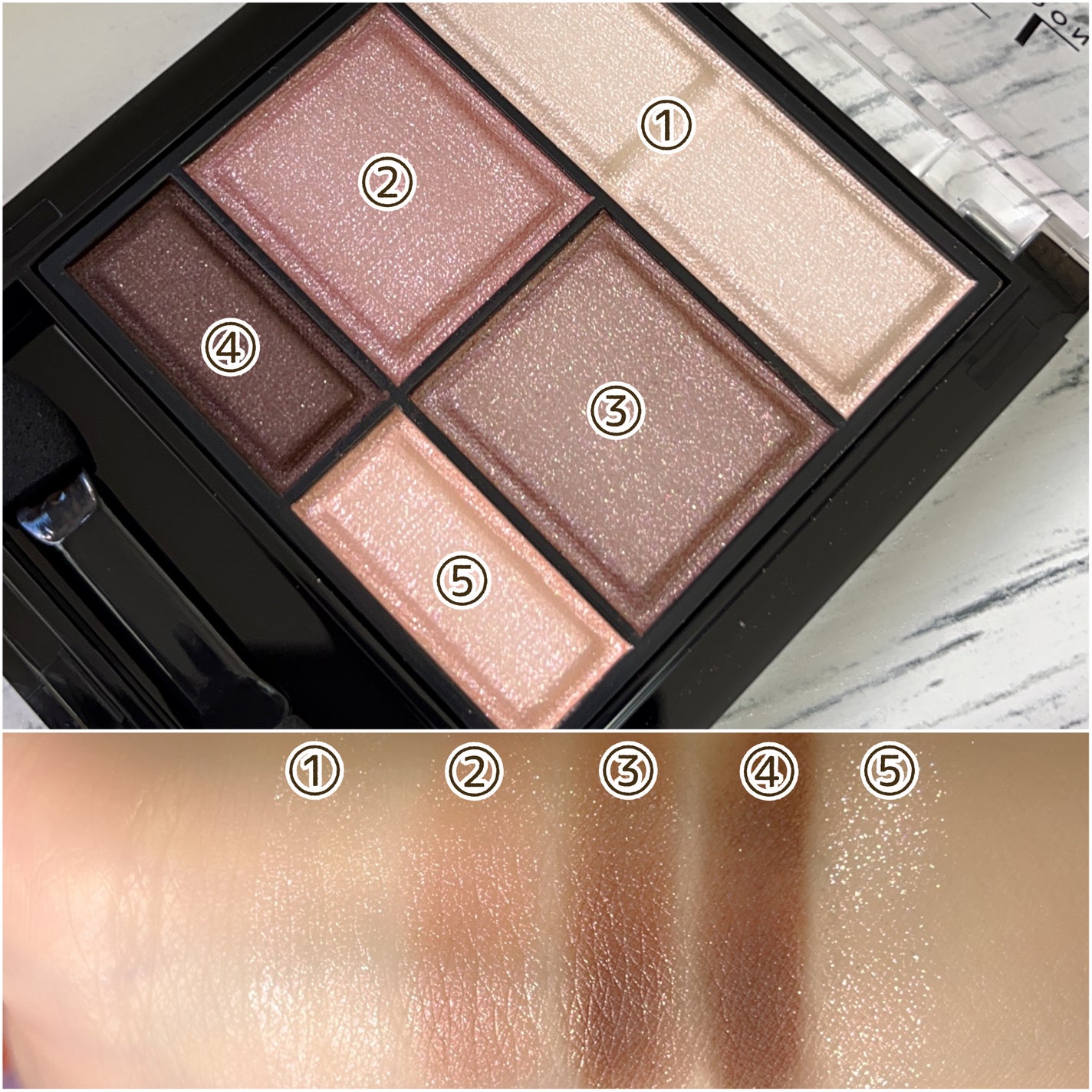 ワンダー スウィート アイシャドウ/リンメル ロンドン/アイシャドウパレットを使ったクチコミ(3枚目)