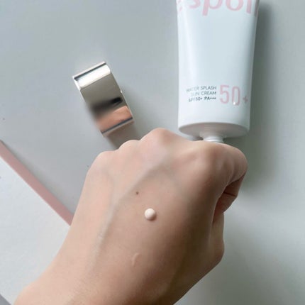 ウォータースプラッシュサンクリーム/espoir/日焼け止め・UVケアを使ったクチコミ(5枚目)