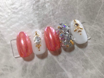 ユニコーンパウダー/セリア/ネイル用品を使ったクチコミ(6枚目)