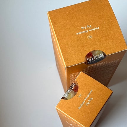 リフレッシュモーメントパフュームシャンプー/トリートメント Fig Fog/Free Moment /市販シャンプーを使ったクチコミ(6枚目)