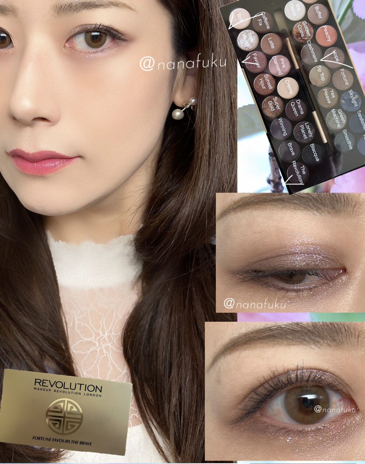 30アイシャドウパレット フォーチュンフェイバーズ ザブレイブ/MAKEUP REVOLUTION/アイシャドウパレットを使ったクチコミ（2枚目）