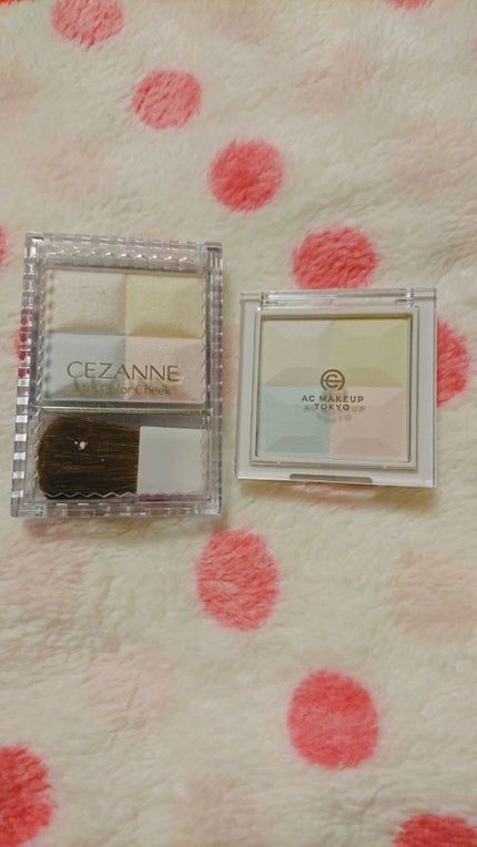 ミックスカラーチーク/CEZANNE/パウダーチークを使ったクチコミ(2枚目)