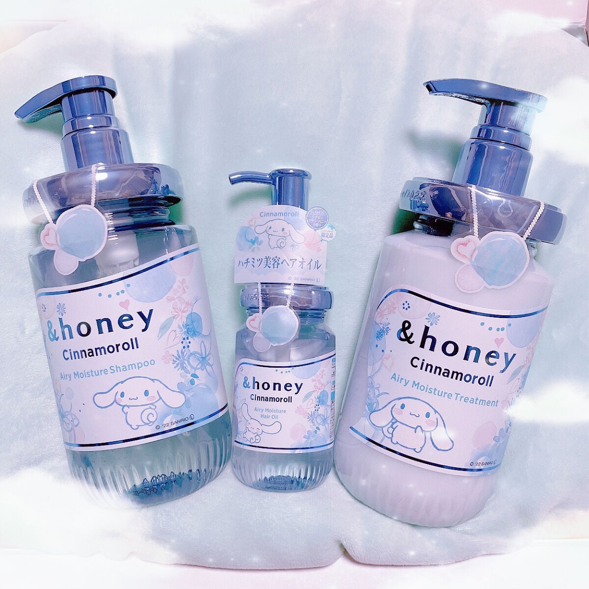 シナモロール エアリーモイスチャー  限定ペアセット/&honey/シャンプー・コンディショナーを使ったクチコミ(1枚目)