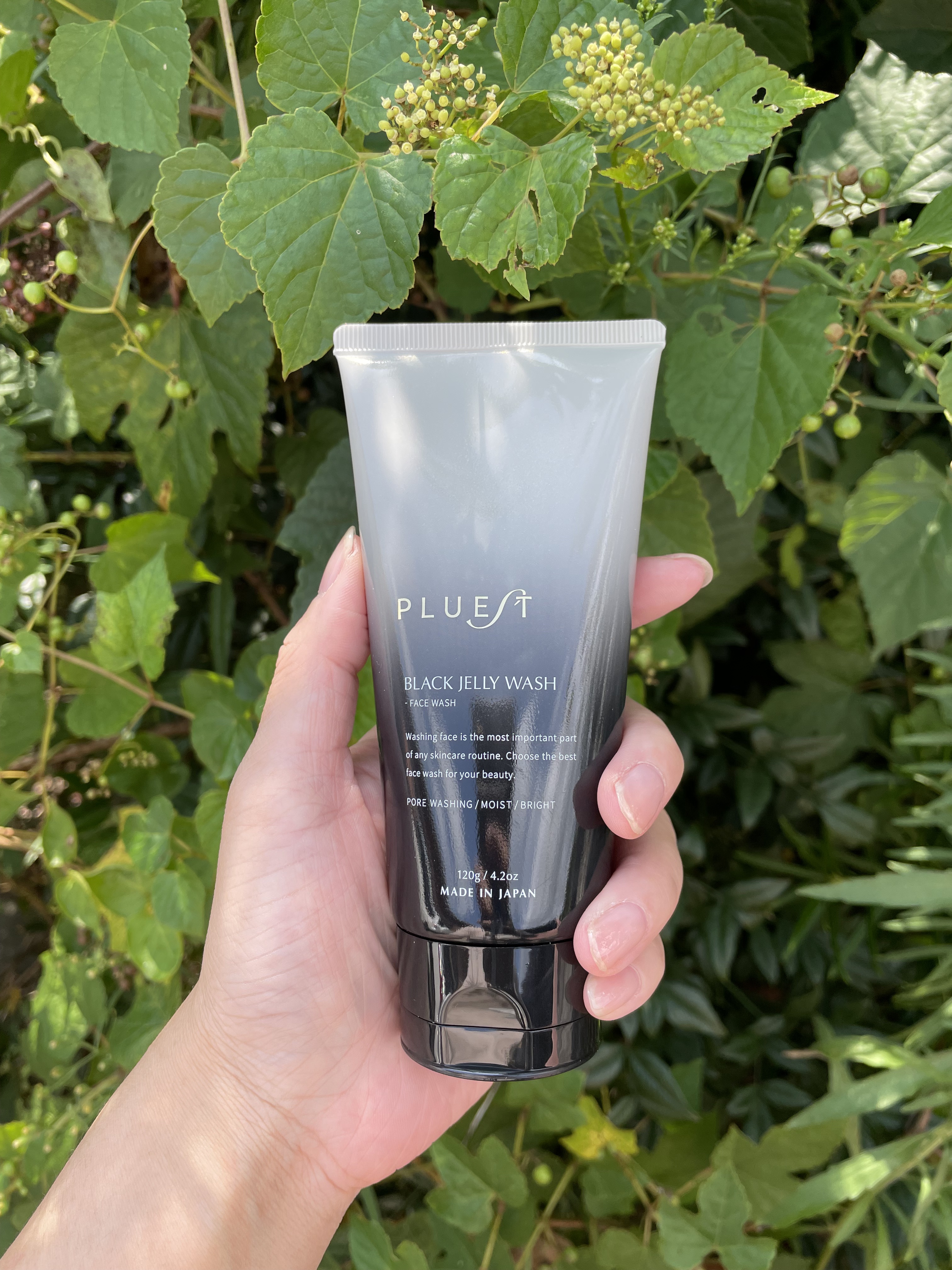 BLACK JELLY WASH（ブラックジェリーウォッシュ）/PLUEST/その他洗顔料を使ったクチコミ（1枚目）