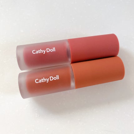 リップアンドチーク ヌードマットティント/CathyDoll/リップティントを使ったクチコミ(1枚目)